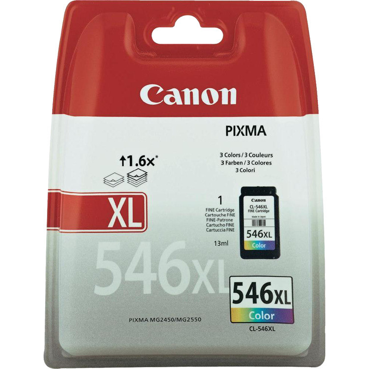 Canon Inkt - CL-546XL inkt Cyaan, Magenta, Geel