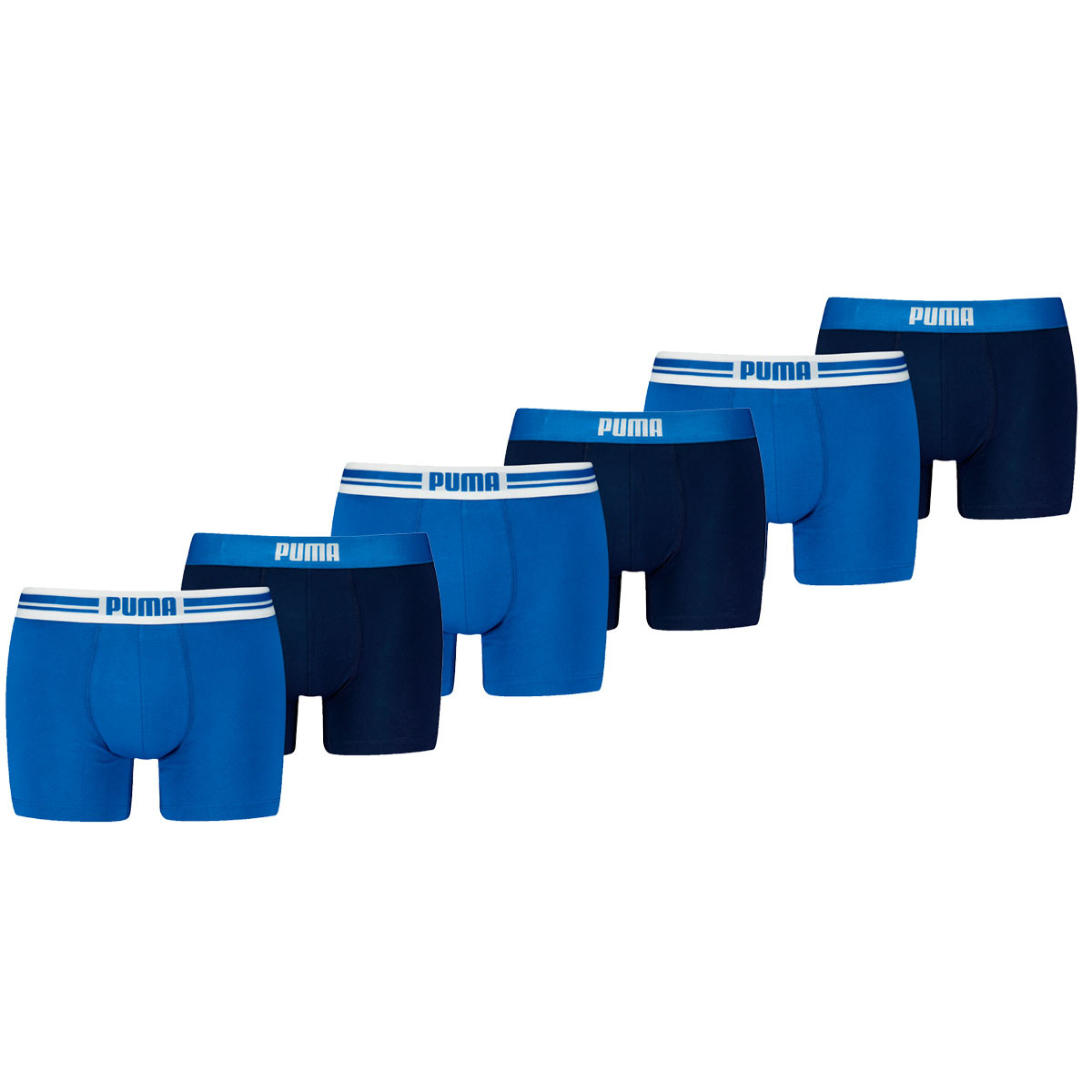 Puma Boxershorts Everyday Placed Logo 6-pack True Blue