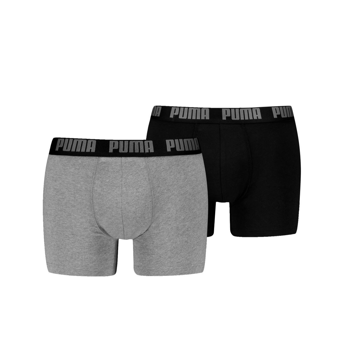 Puma Boxershorts Everyday Basic 2-pack Grey Melange / Black