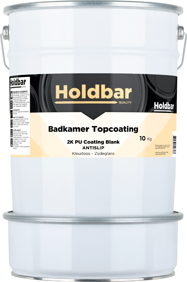 Holdbar Badkamer Topcoating Zijdeglans Antislip 10 kg