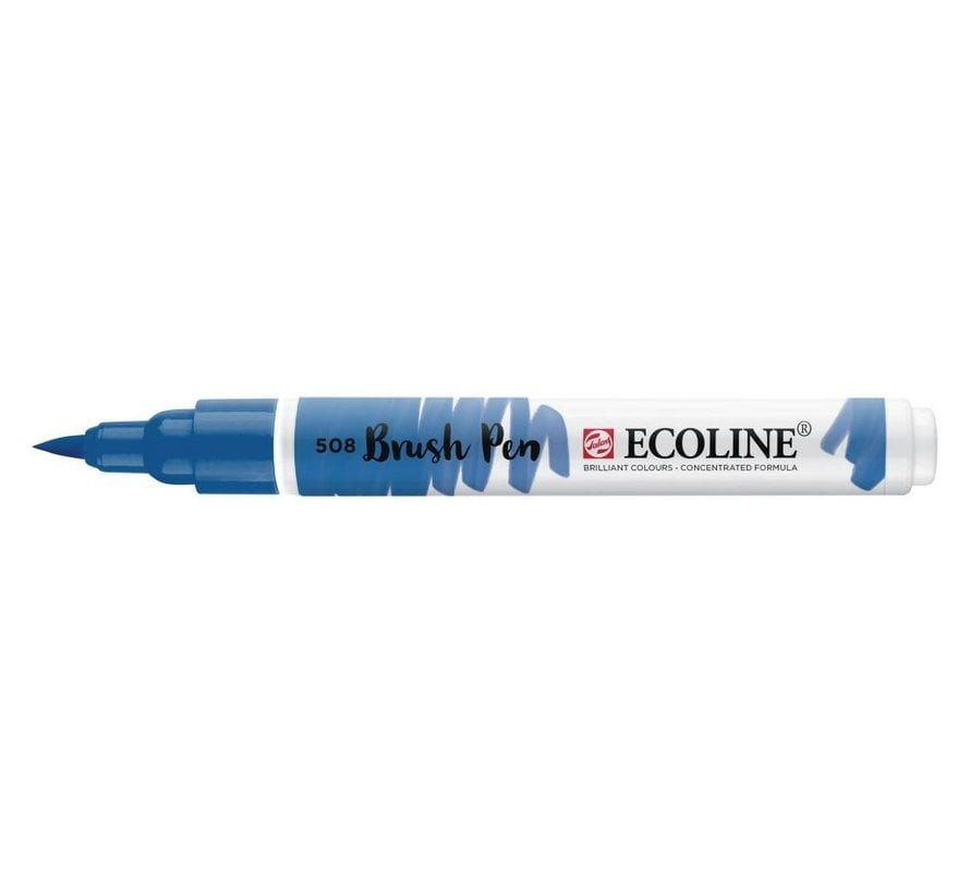 Royal Talens Ecoline Brushpen Pruisisch Blauw