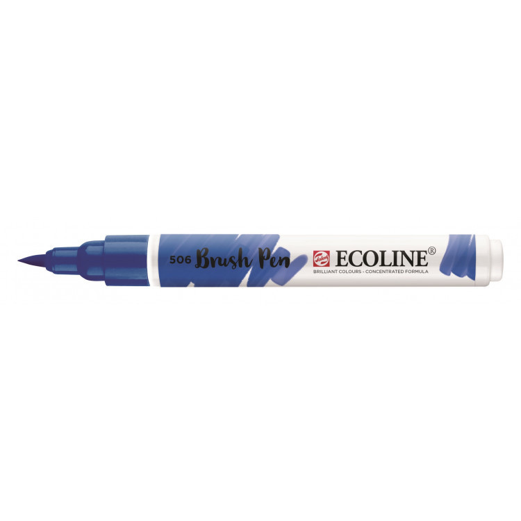 Royal Talens Ecoline Brushpen Ultramarijn Donker