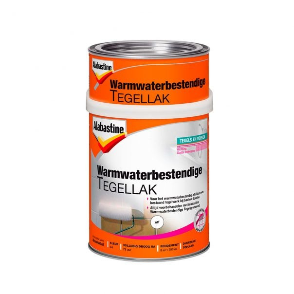 Alabastine Warmtebestendige Tegellak 750 ml - Wit