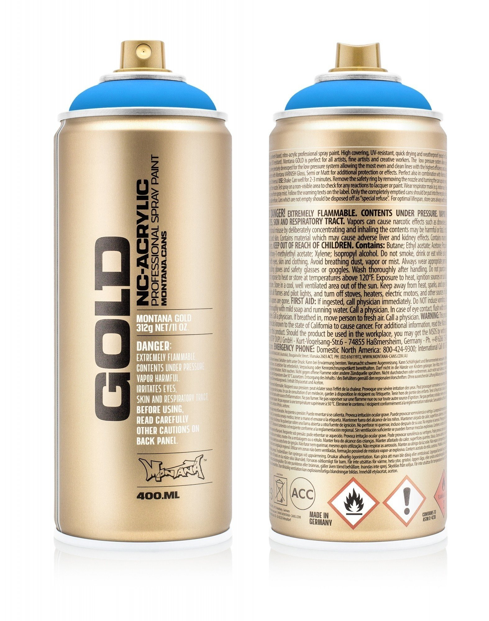 Montana Gold 400ML F5000 Flame Blue