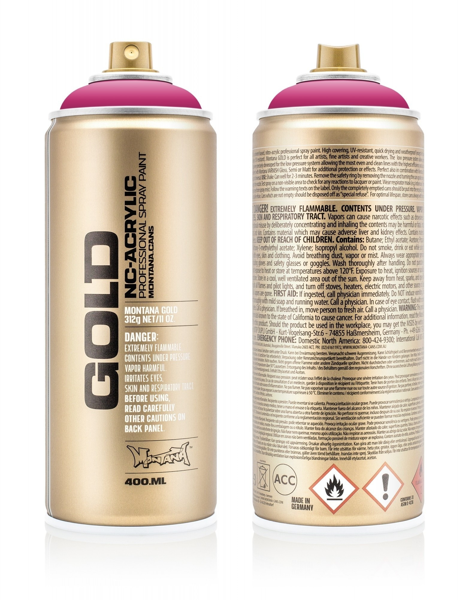 Montana Gold 400ML S4010 Shock Pink