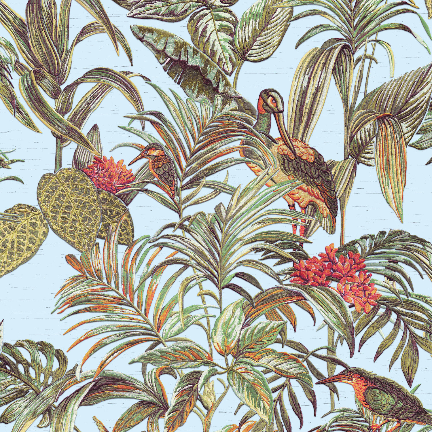 Dutch Wallcoverings Behang Embellish Bird Of Paradise Multi De120014