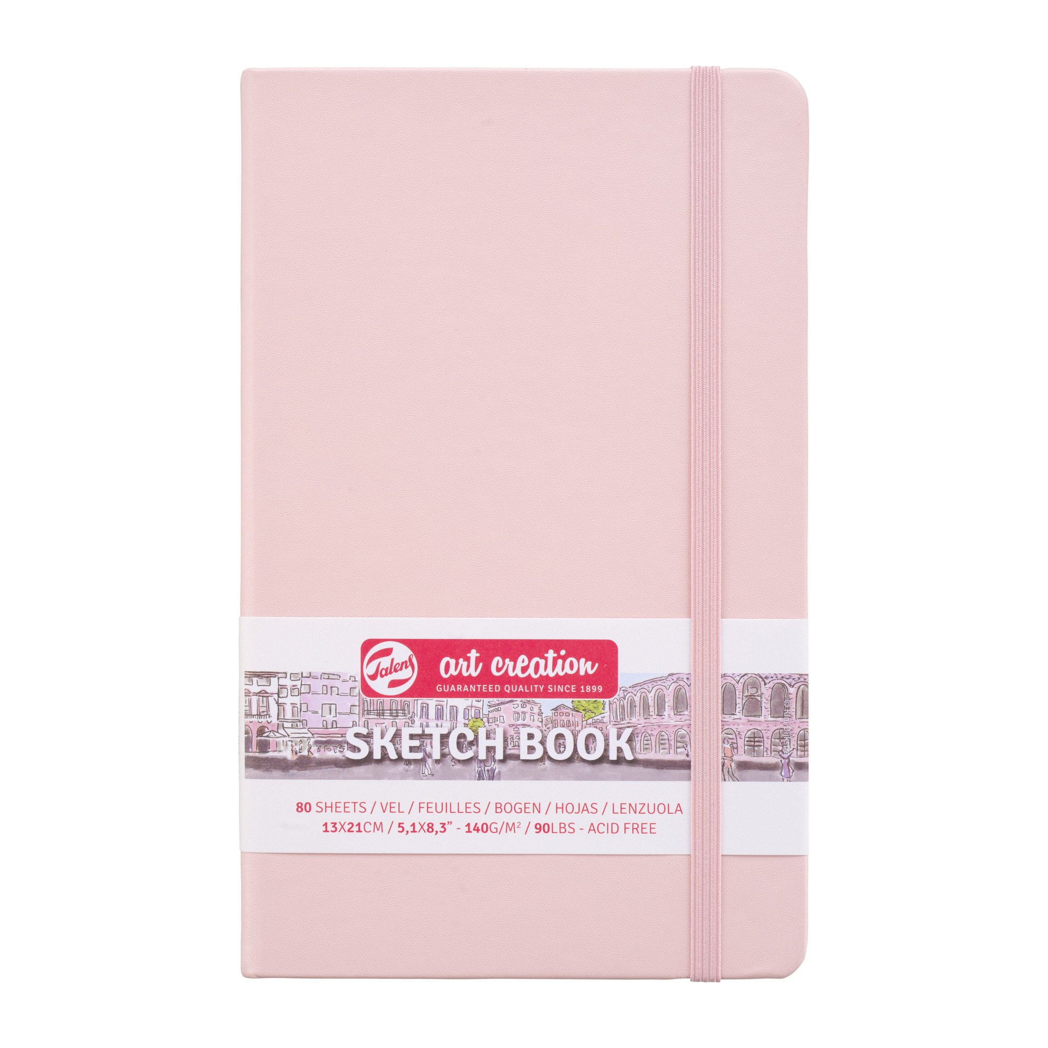 Royal Talens Art Creation Schetsboek Pastel Pink - 13 x 21 cm - 140 gram