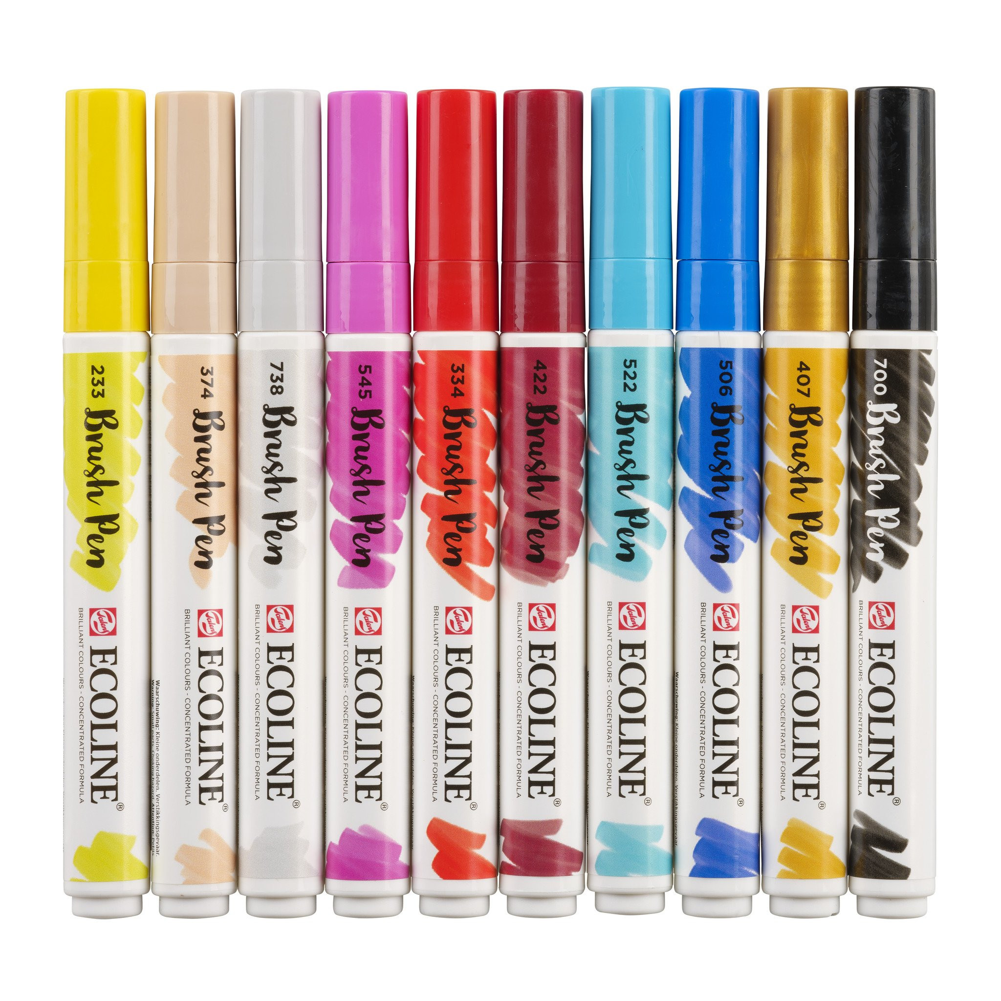 Royal Talens Ecoline Set van 10 Brush Pens - Mode