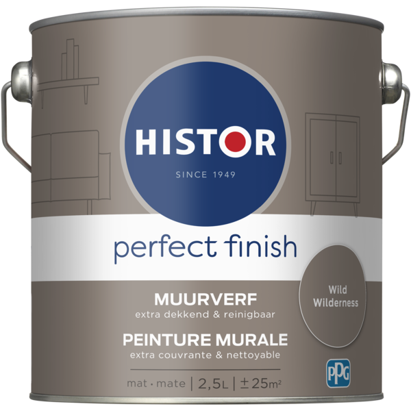 Histor Perfect Finish Muurverf Mat - Wild Wilderness - 2,5 liter