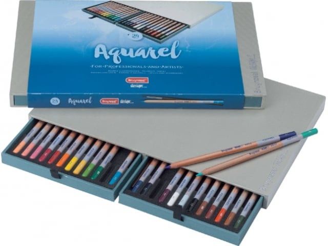 Bruynzeel Aquarelpotloden Box - 24 stuks