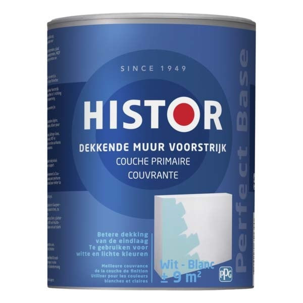 Histor Perfect Base Dekkende Muur Voorstrijk - Wit