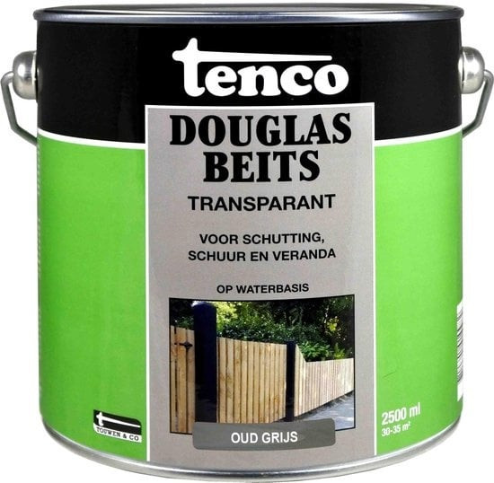 Tenco Douglas Beits Transparant Oud Grijs