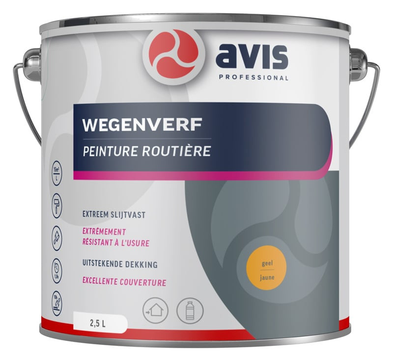 Avis Wegenverf - Geel