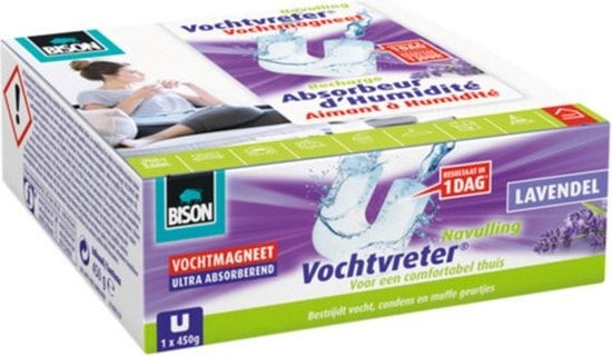 Bison Vochtvreter Magneet Lavendel - 450 gram