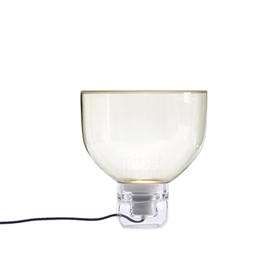 Brokis Lightline S Tafellamp Amber - Glossy Transparant