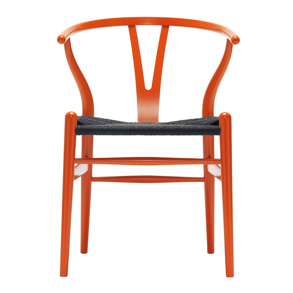 Carl Hansen Wishbone Chair NCS S2075-Y70R / Zwart