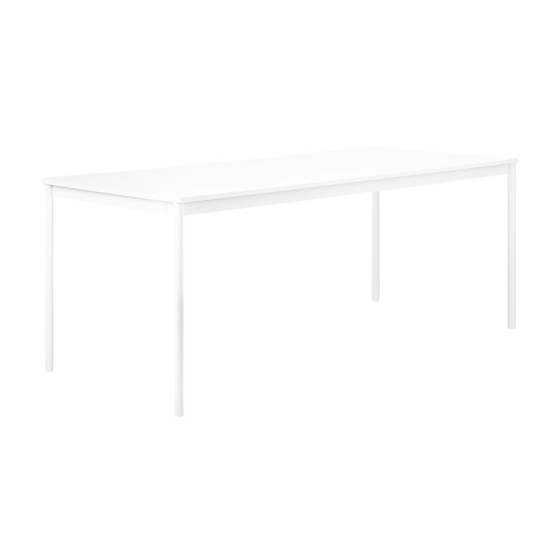 Muuto Base Table Laminaat met ABS Randen Wit 190 x 85 cm