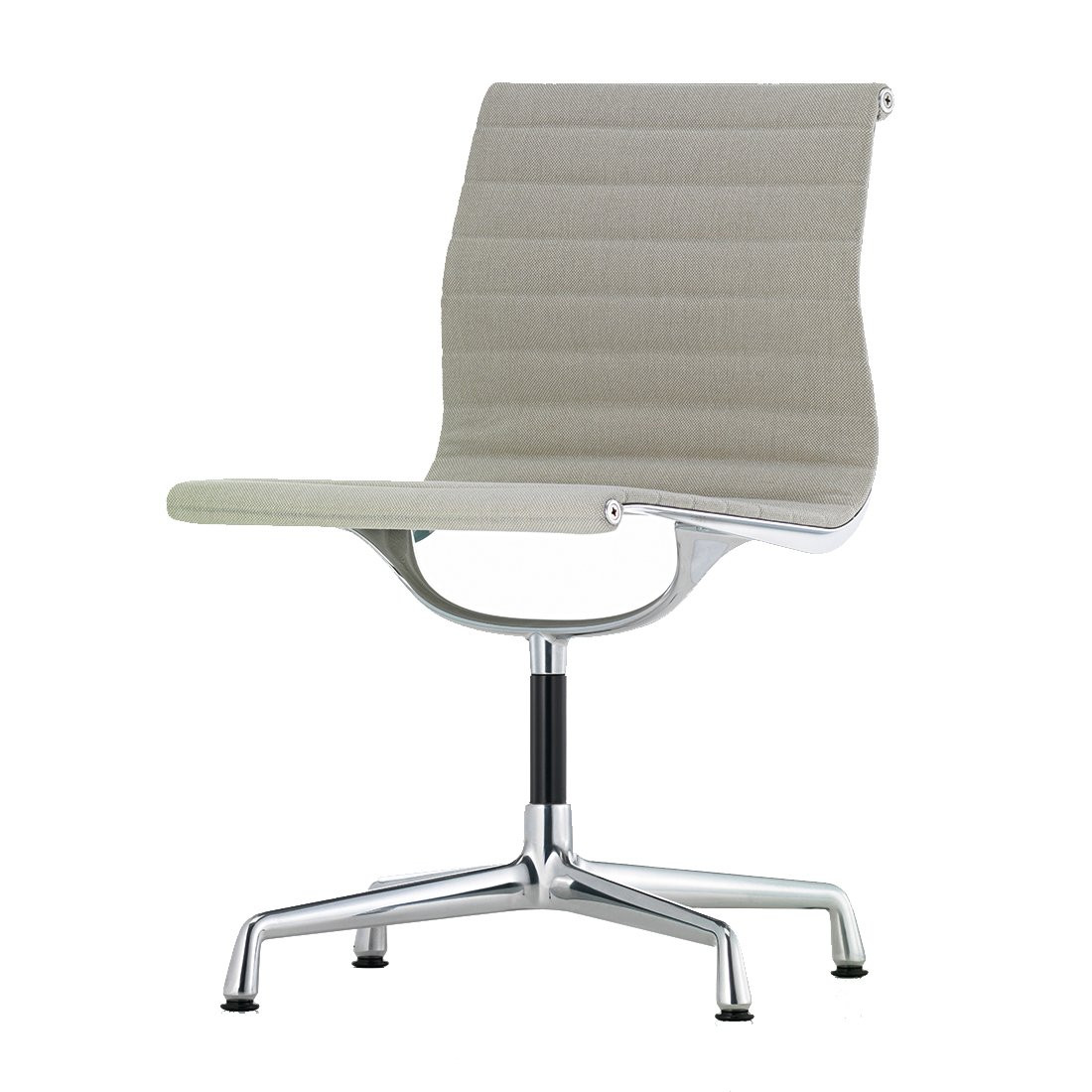 Vitra Aluminium Chair EA 101 - Hopsak Warmgrijs/Ivoor