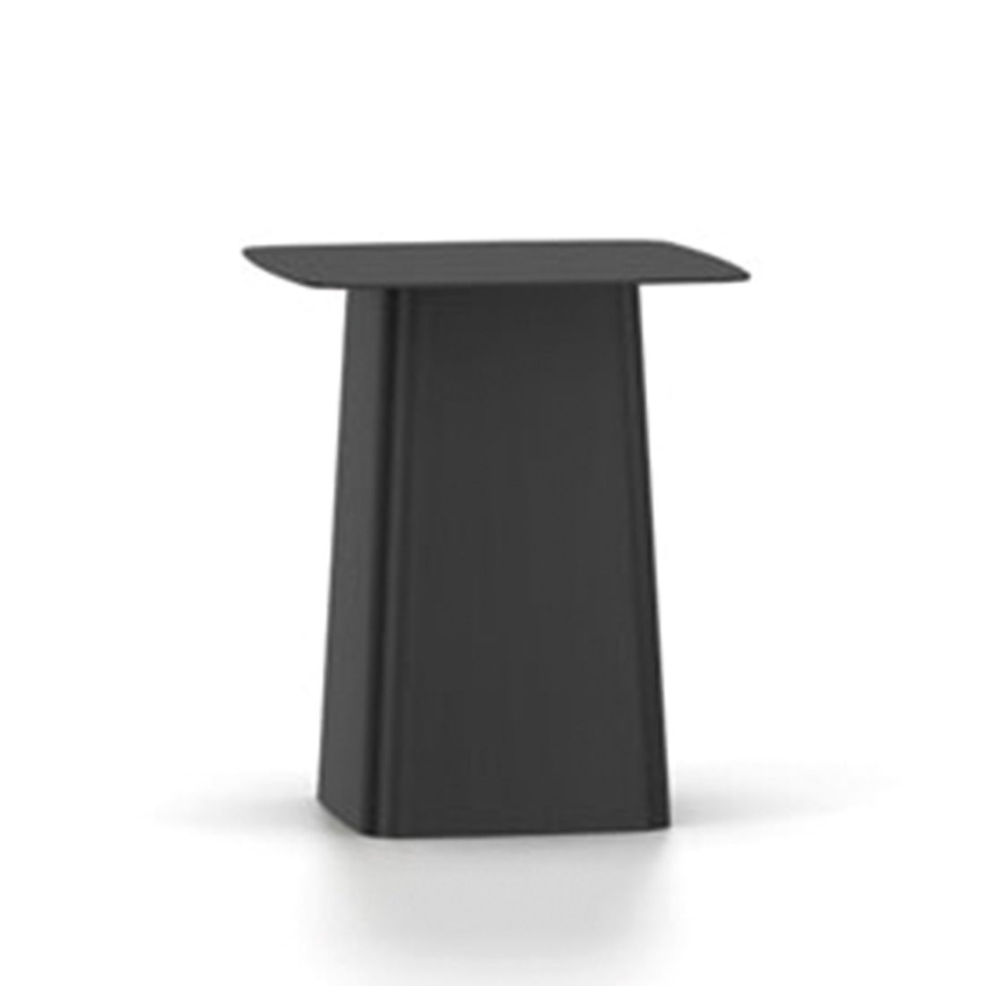 Vitra Metal Side Tables Outdoor Zwart Small