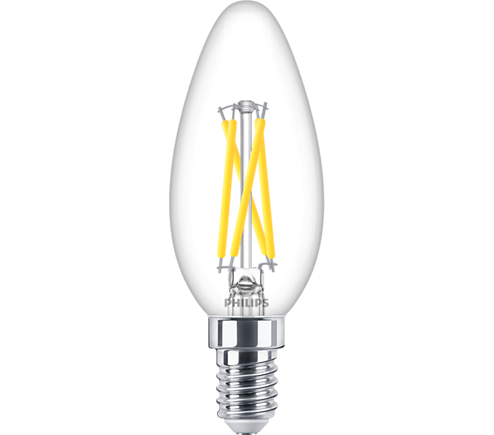 Philips LED E14 kaars 25-2.5 Watt Philips warmglow filament DIM