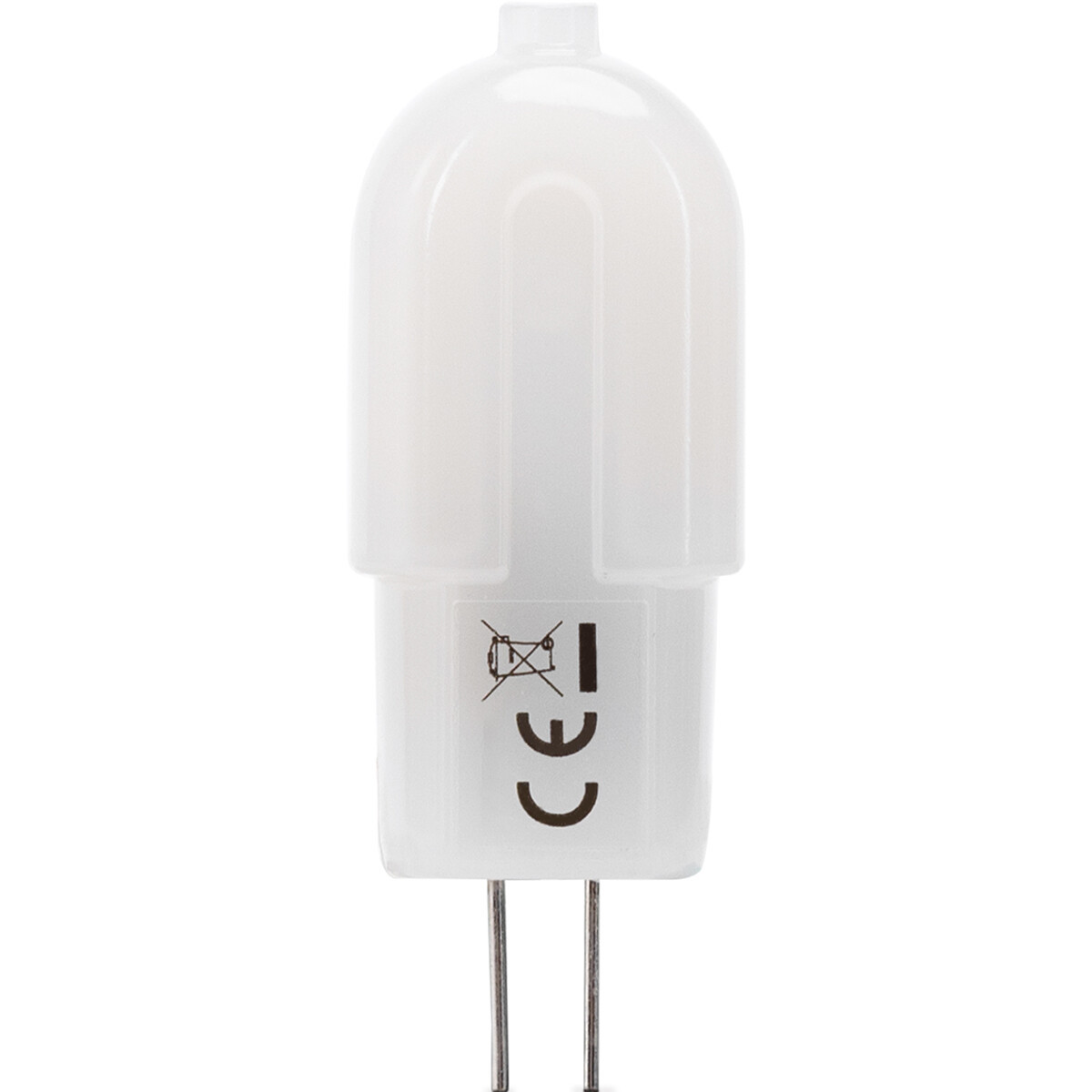 LED Lamp - Velvalux - G4 Fitting - Dimbaar - 2W - Helder/Koud Wit 6000K - Melkwit - 12V Steeklamp | Vervangt 20W