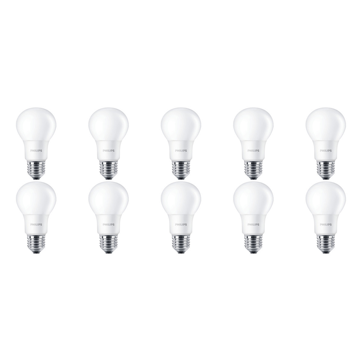 PHILIPS - LED Lamp 10 Pack - CorePro LEDbulb 827 A60 - E27 Fitting - 5.5W - Warm Wit 2700K | Vervangt 40W
