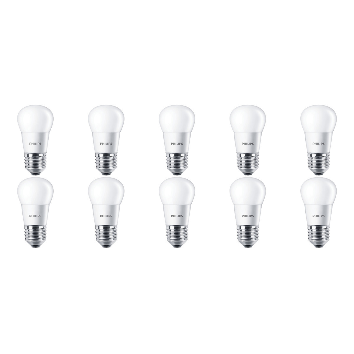 PHILIPS - LED Lamp 10 Pack - CorePro Lustre 827 P45 FR - E27 Fitting - 4W - Warm Wit 2700K | Vervangt 25W