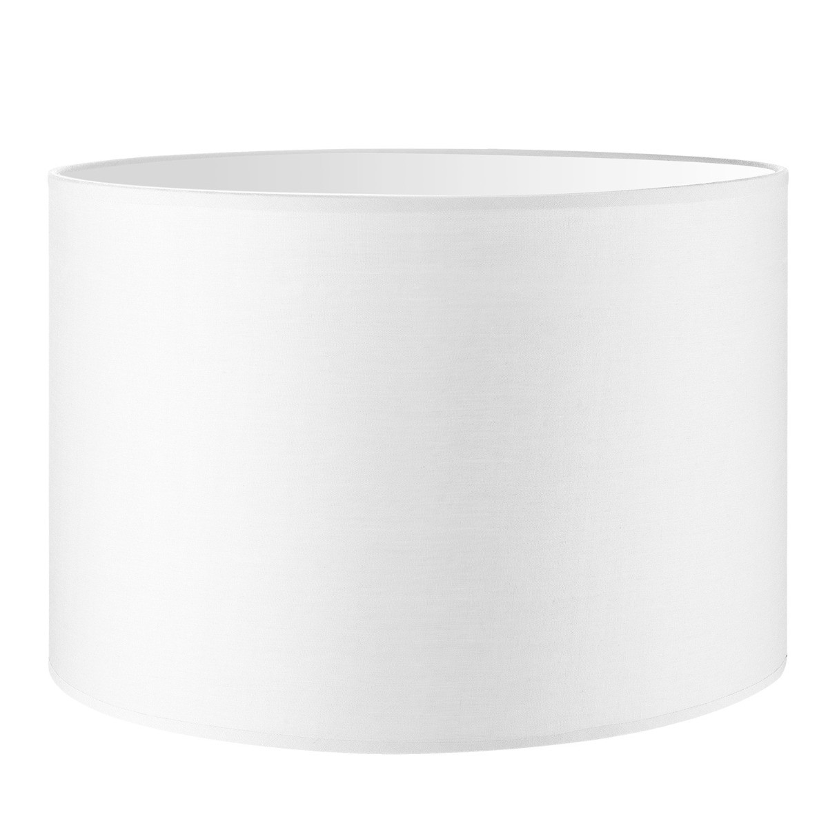 Lampenkap cilinder | rond | katoen | stoffen lampenkap | cilinderkap | Ø30cm H20cm | wit