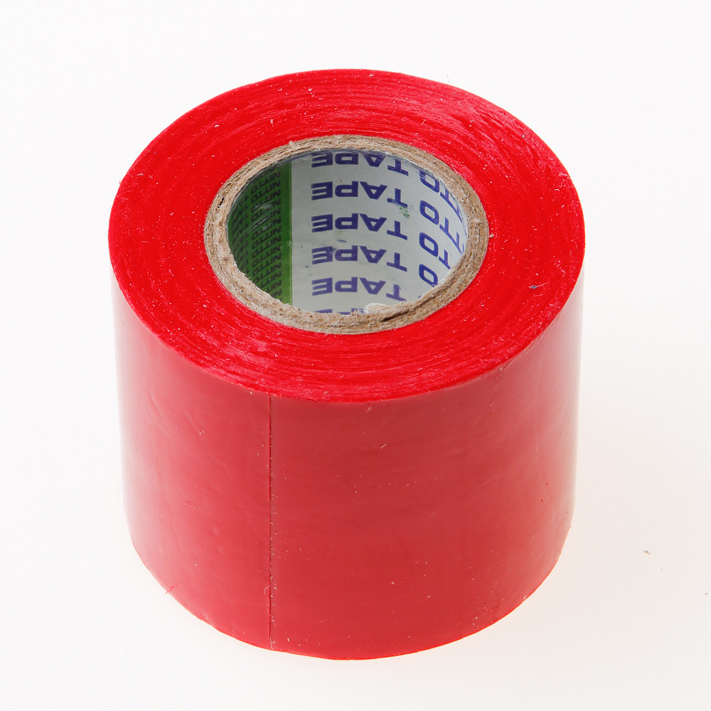 Isolatietape rood 50mmx10m