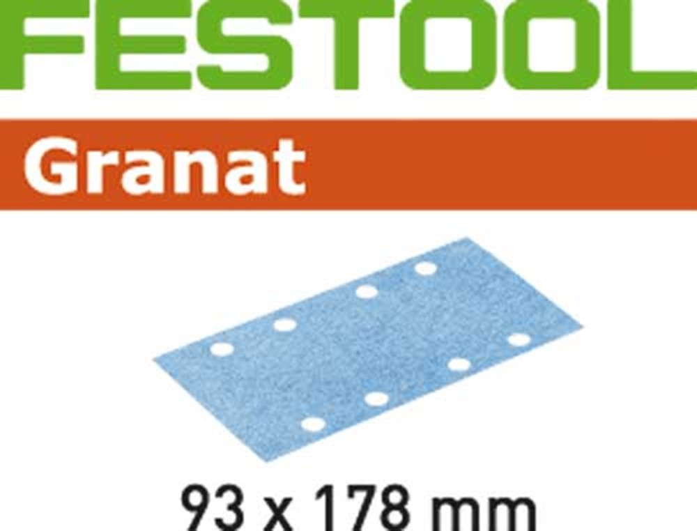 Festool schuurpapier Granat 93x178mm K80 (50st)