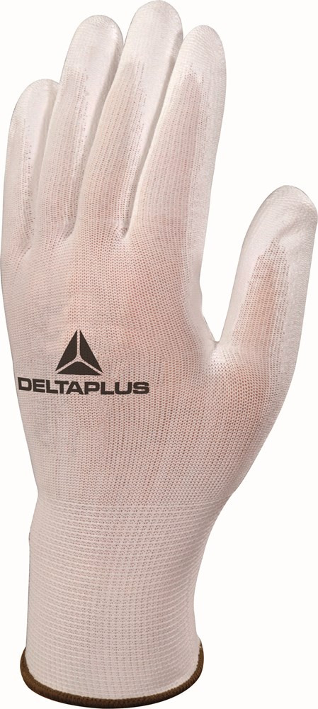 Delta Plus polyamide handschoen VE702 PU wit mt 10