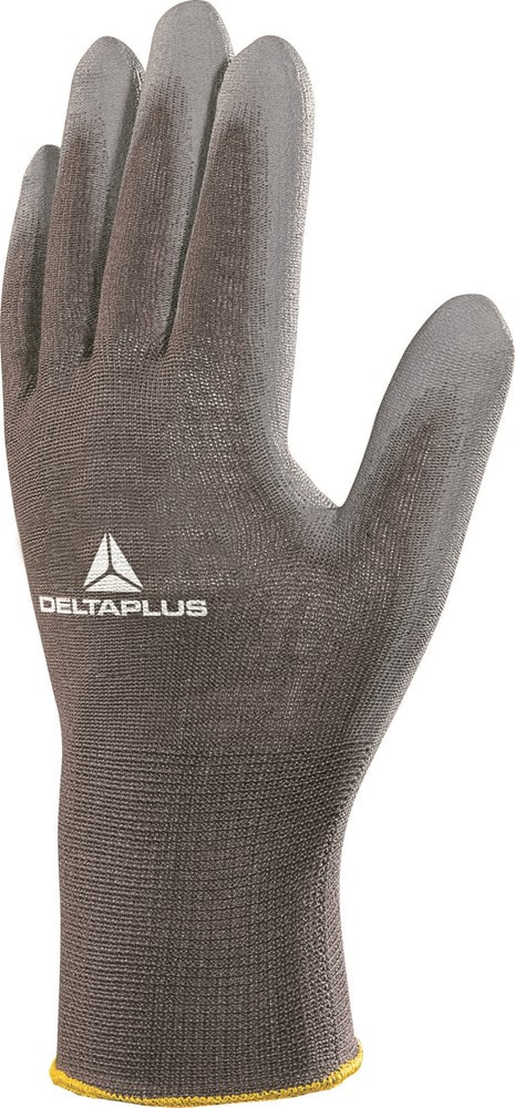 Delta Plus polyester handschoen VE702PG PU grijs mt 9