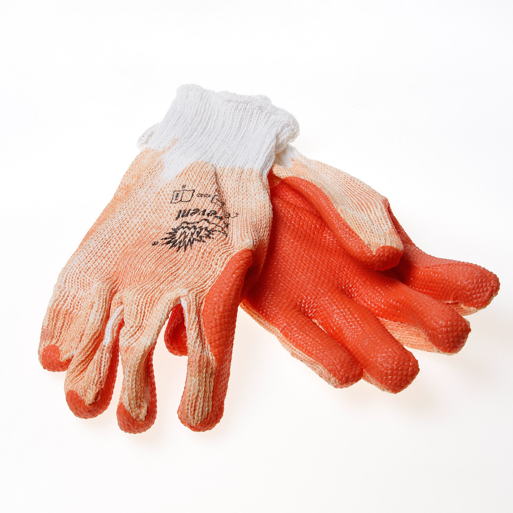 Handschoen oranje lat.prevent.