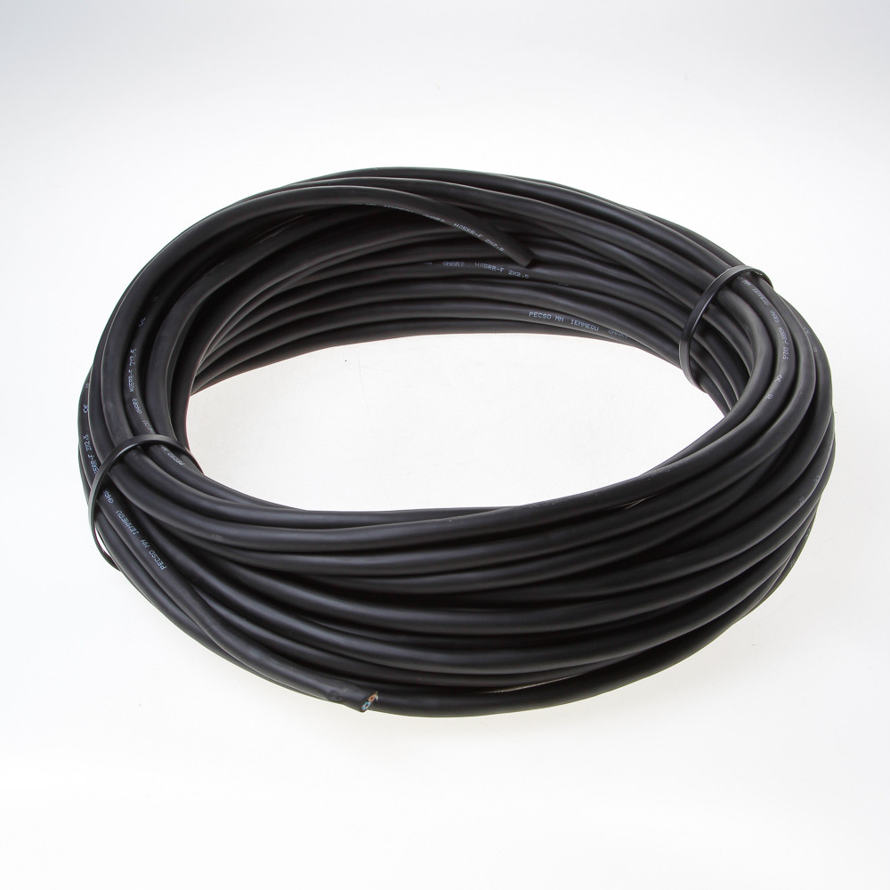 Kabel neopr.zwart 2x2.5 (50m)
