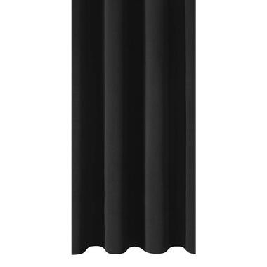 Gordijnstof Milano - zwart - Leen Bakker