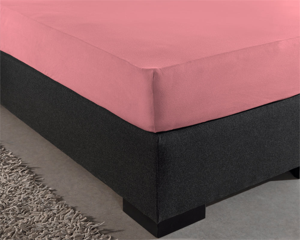 Dreamhouse - Hoeslaken Dubbel Jersey - Roze - 140 x 200/210/220