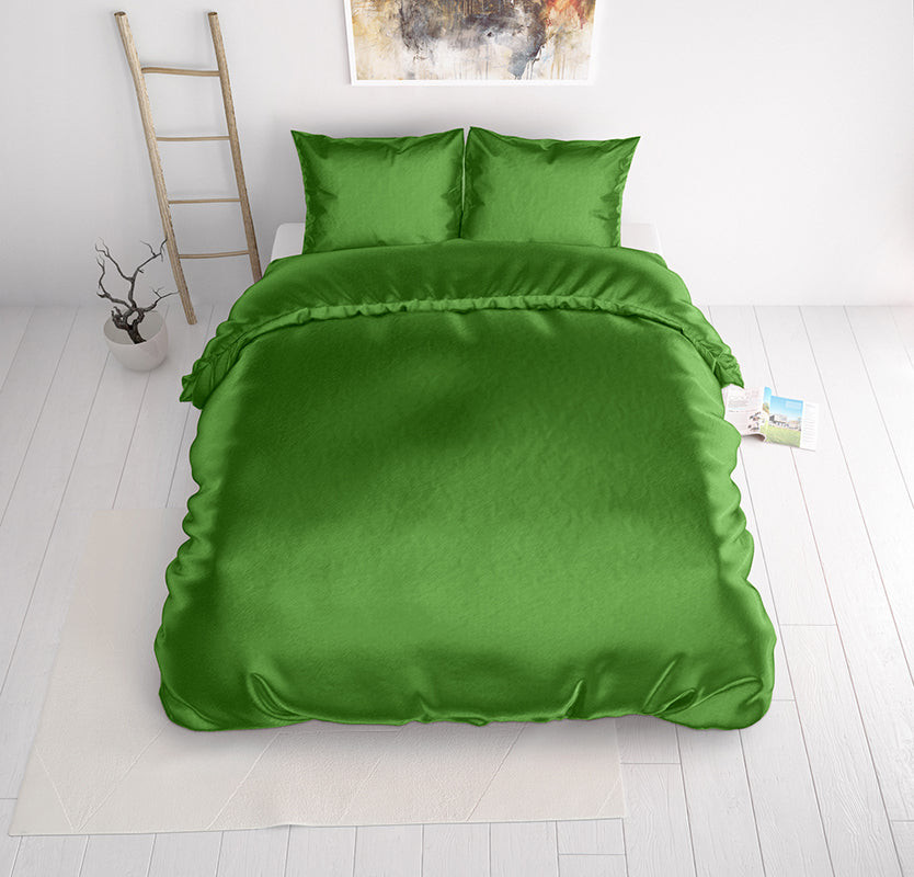 Sleeptime - Beauty Skin Care Dekbedovertrek - Micropercal - Groen - 240 x 220