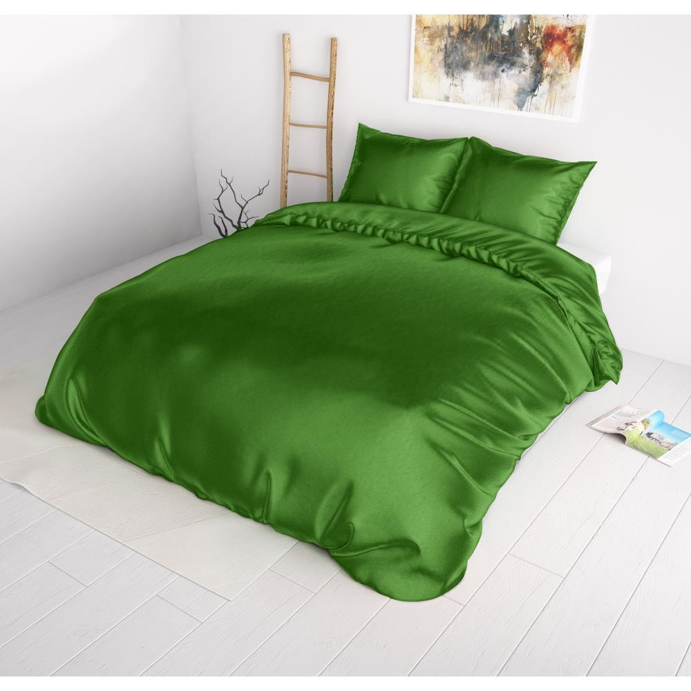 Sleeptime - Beauty Skin Care Dekbedovertrek - Micropercal - Groen - 240 x 220