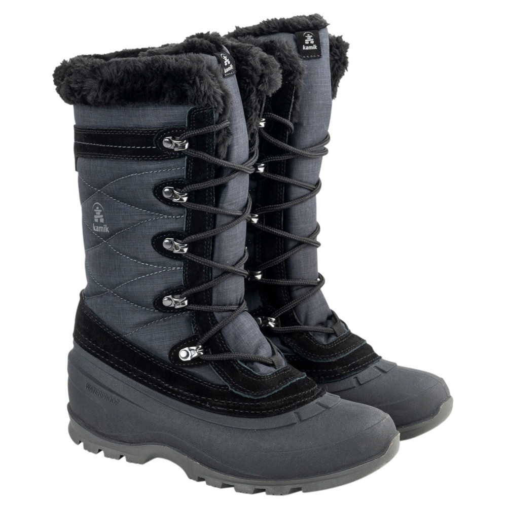 Kamik Dameslaarzen Snovalley 4, black, Maat: 40