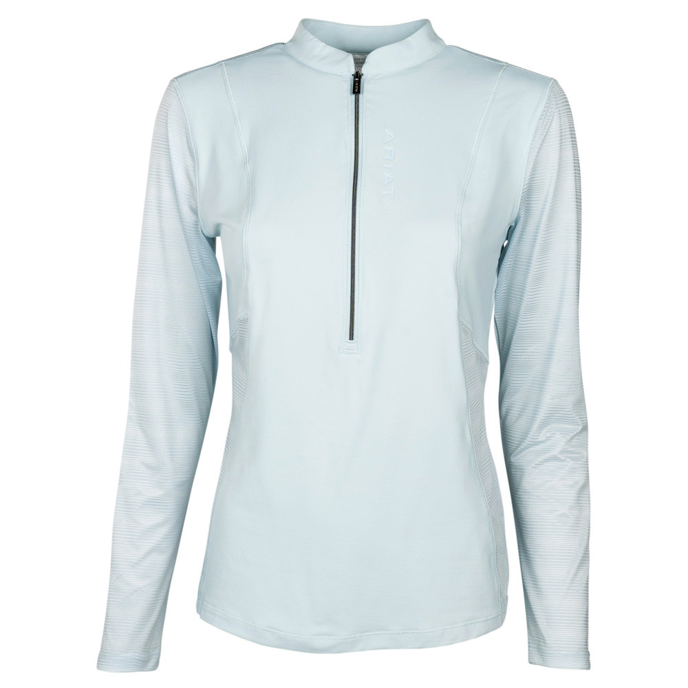 Ariat Damesshirt WMS Breathe 1/4 Zip Baselayer, skyride, Maat: L