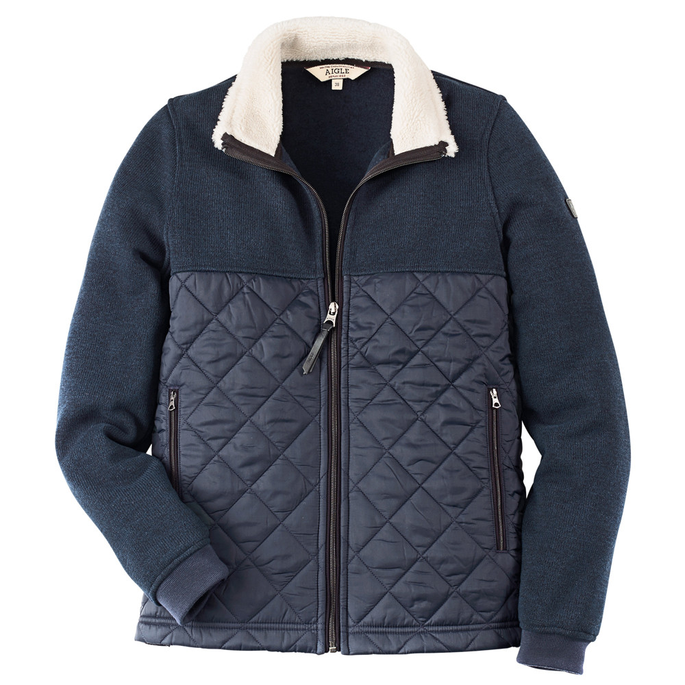 Aigle Dames Fleecevest Fostie, blauw, Maat: 36