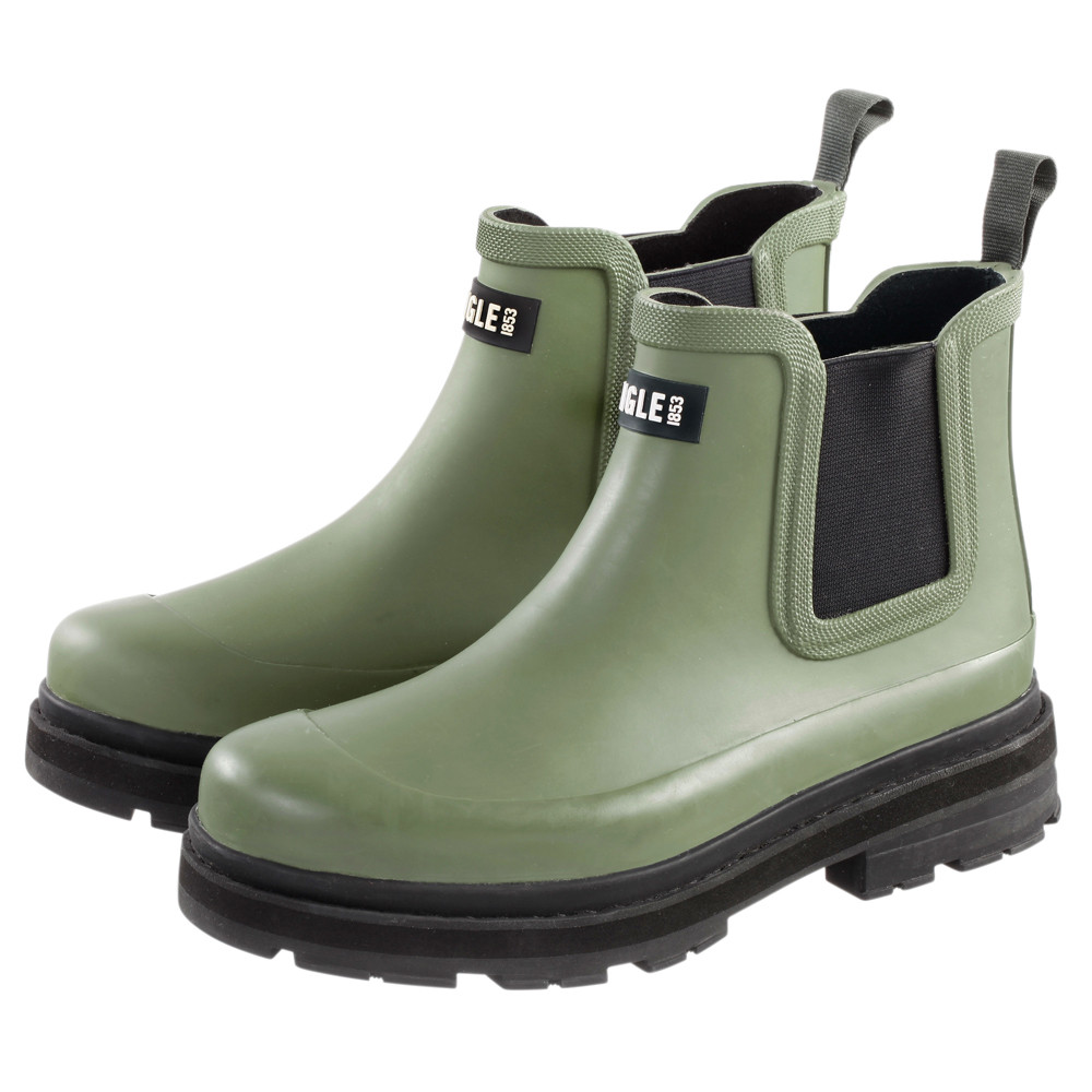 Aigle Dameslaarzen Soft Rain, olijf, Maat: 36