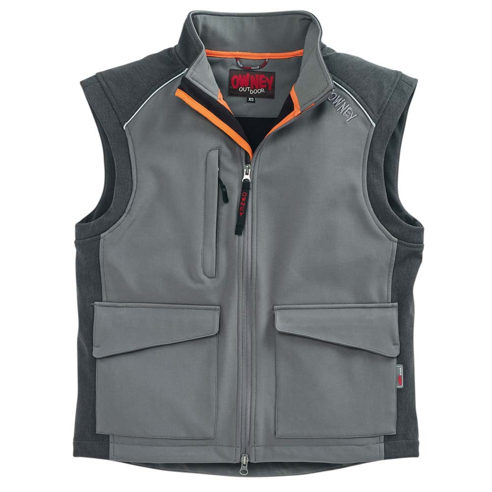 OWNEY Softshell-vest Companion, grijs, Maat: XS, Unisex