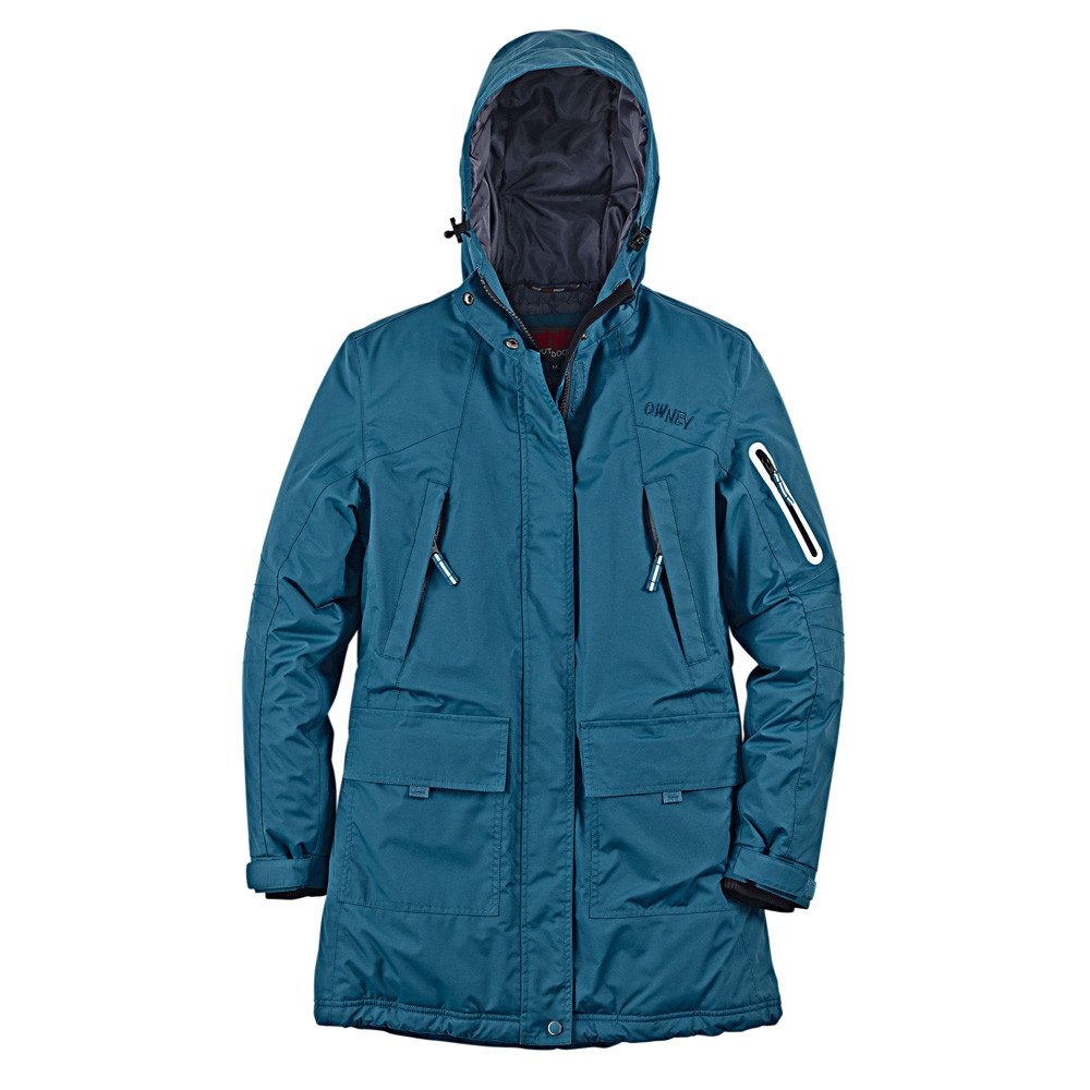 OWNEY Dames Winterparka Albany, petrol, Maat: S