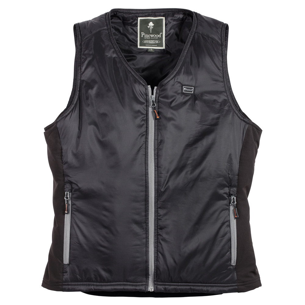 Pinewood® Bodywarmer Heating Vest, zwart, Maat: XXL, Unisex