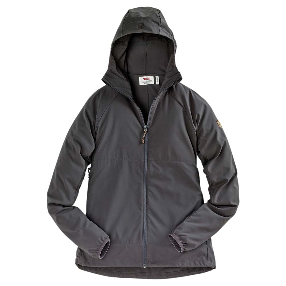 Fjällräven Damesjack Abisko Hybrid Windbreaker W, donkergrijs, Maat: XS