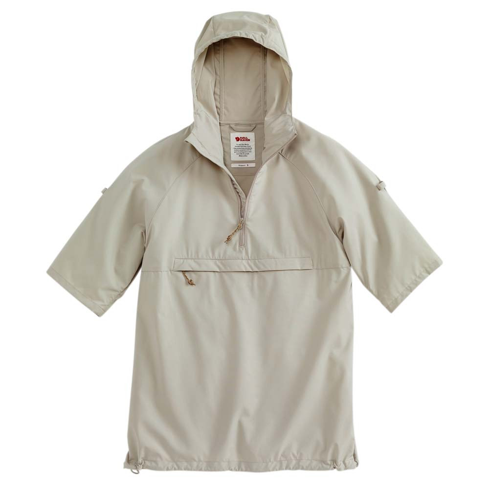 Fjällräven Damesjas High Coast Hooded Shirt SS W, beige, Maat: XXS