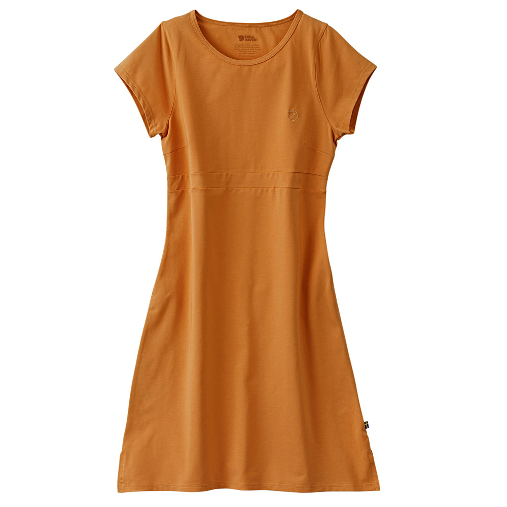 Fjällräven Dames Jurk High Coast Dress W, oranje, Maat: S