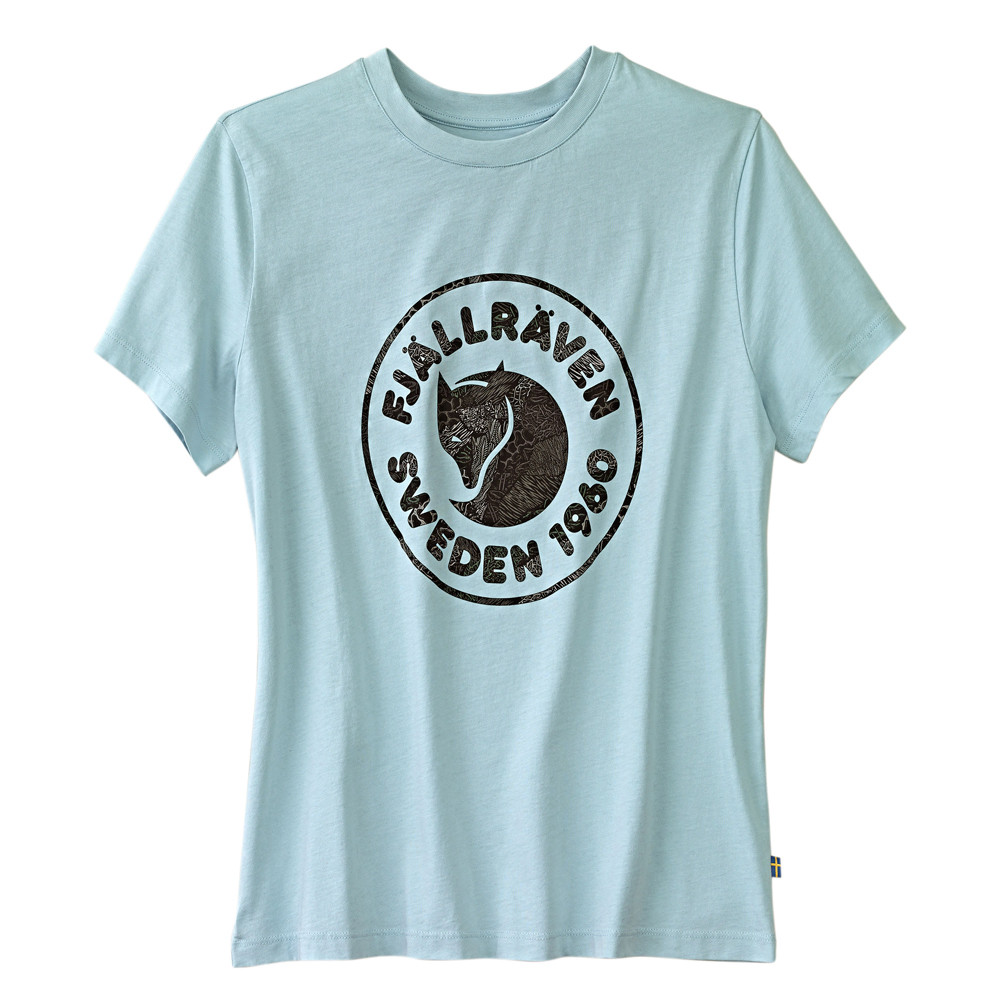 Fjällräven Dames T-Shirt Kånken Art Logo Tee W, blauw, Maat: L