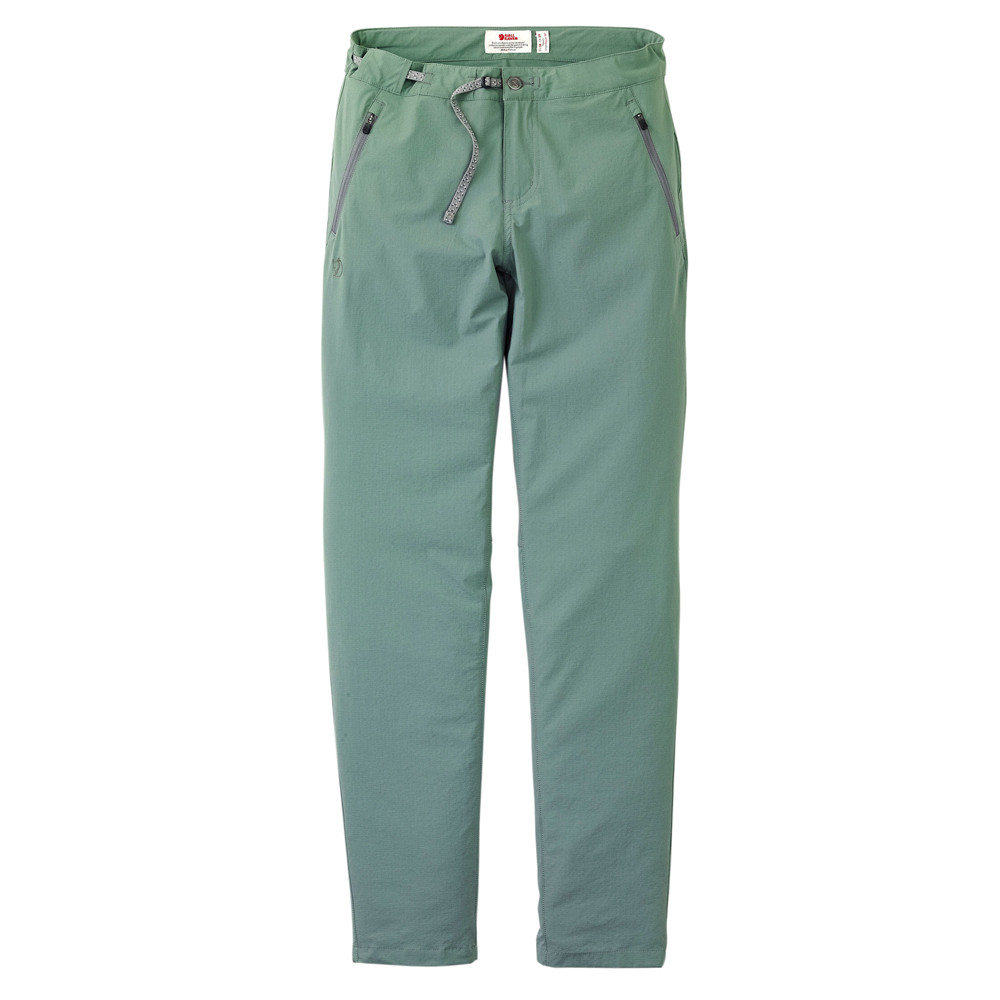 Fjällräven Damesbroek High Coast Trail Trousers, groen, Maat: 46